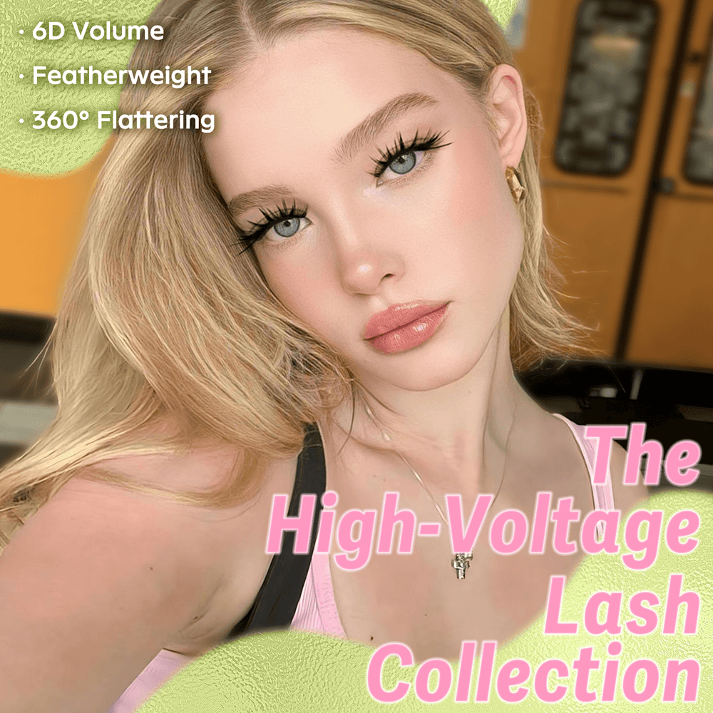 WiWiLINK® High-Voltage Collection 6D Volume Cluster Lashes Kit - Flare