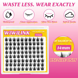 WiWiLINK® One Length Manga Cluster Lashes - California Sunset