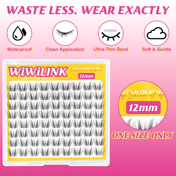 WiWiLINK® One Length Manga Cluster Lashes - Freya