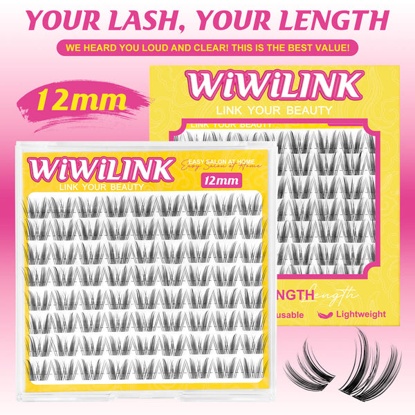 WiWiLINK® One Length Manga Cluster Lashes - Freya