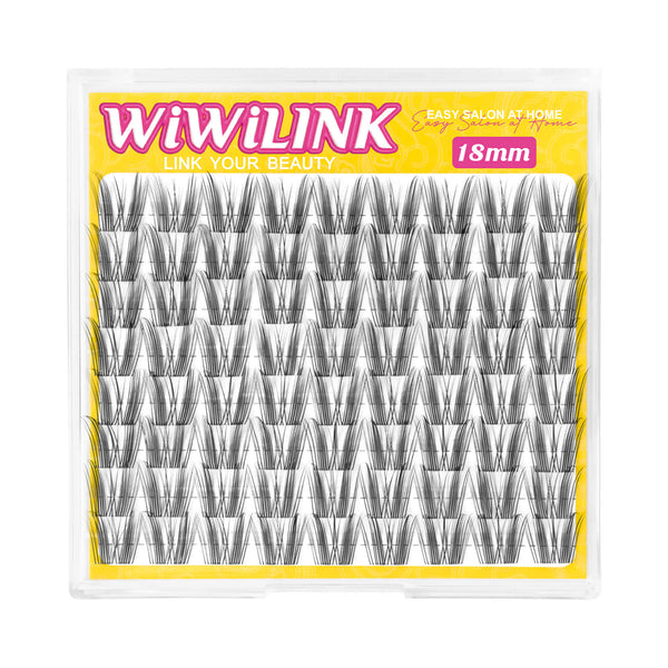 WiWiLINK One Length Cluster Lashes - Freya - 18mm