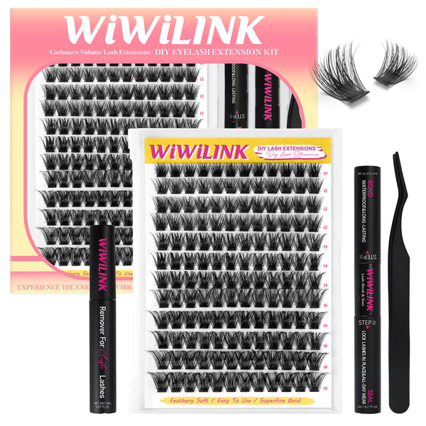 WiWiLINK® 3D Universal Cluster Lashes Kit - Magic