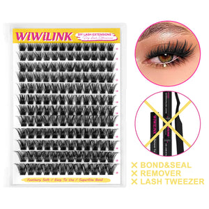 WiWiLINK® 3D Universal Cluster Lashes Kit - Magic