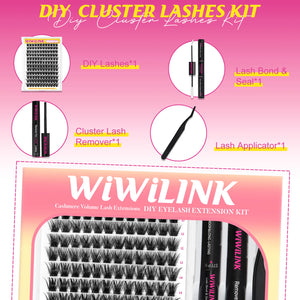 WiWiLINK® 3D Universal Cluster Lashes Kit - Magic