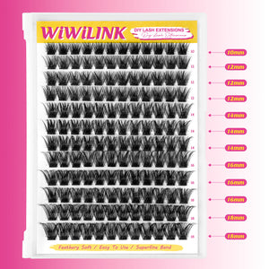WiWiLINK® 3D Universal Cluster Lashes Kit - Magic