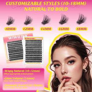 WiWiLINK® 3D Universal Cluster Lashes Kit - Magic