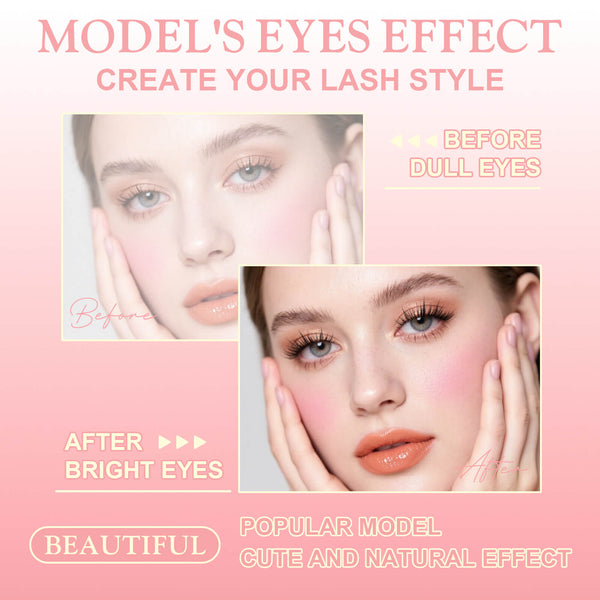 WiWiLINK® Natural Wispy Cluster Lashes Kit - Nimble