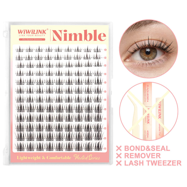WiWiLINK® Natural Wispy Cluster Lashes Kit - Nimble