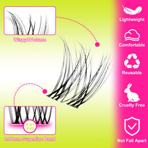 WiWiLINK® Natural Cluster Lashes Kit - First Met
