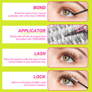 WiWiLINK® Volume Cluster Lashes Kit - Muse