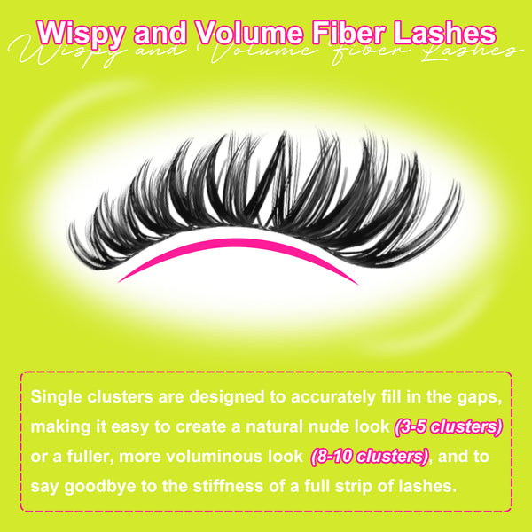 WiWiLINK® Volume Cluster Lashes Kit - Muse