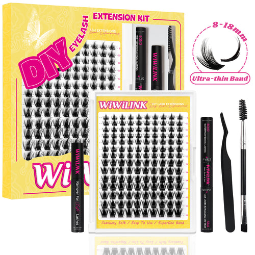 WiWiLINK® Manga Cluster Lashes Kit - California Sunset