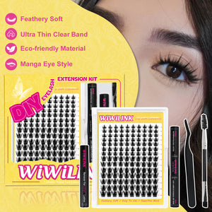 WiWiLINK® Manga Cluster Lashes Kit - California Sunset