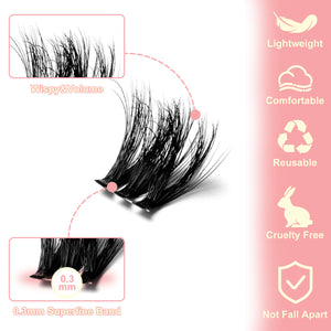 WiWiLINK Volume Bomb Lash with text highlighting features on a pink background