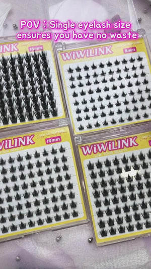 WiWiLINK® One Length Manga Cluster Lashes - California Sunset